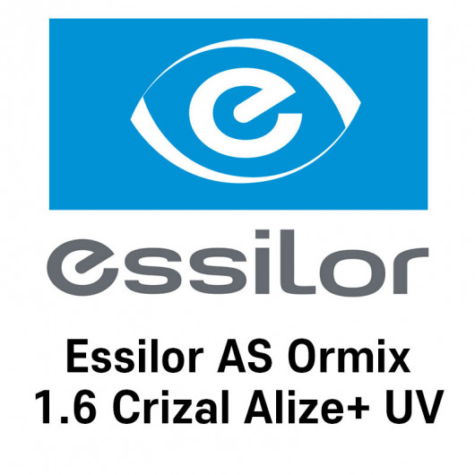Очковые линзы Essilor AS Ormix 1.6 Crizal Alize+ UV Очковые линзы Essilor AS Ormix 1.6 Crizal Alize+ UV